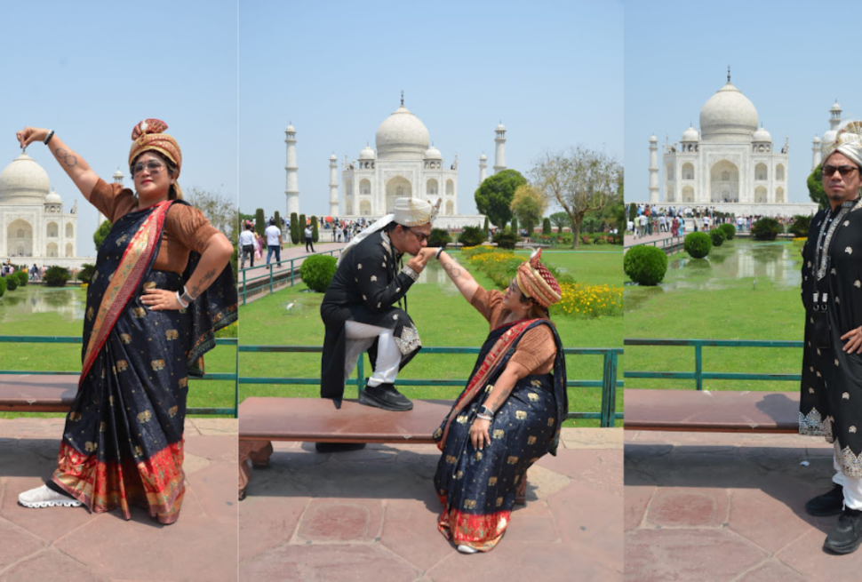 Taj Mahal on Valentine's Day