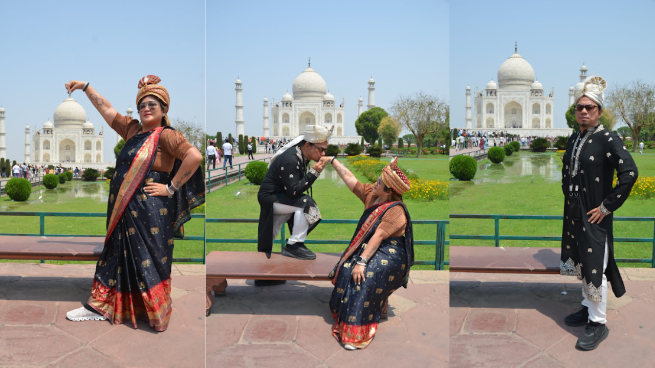 Taj Mahal on Valentine's Day